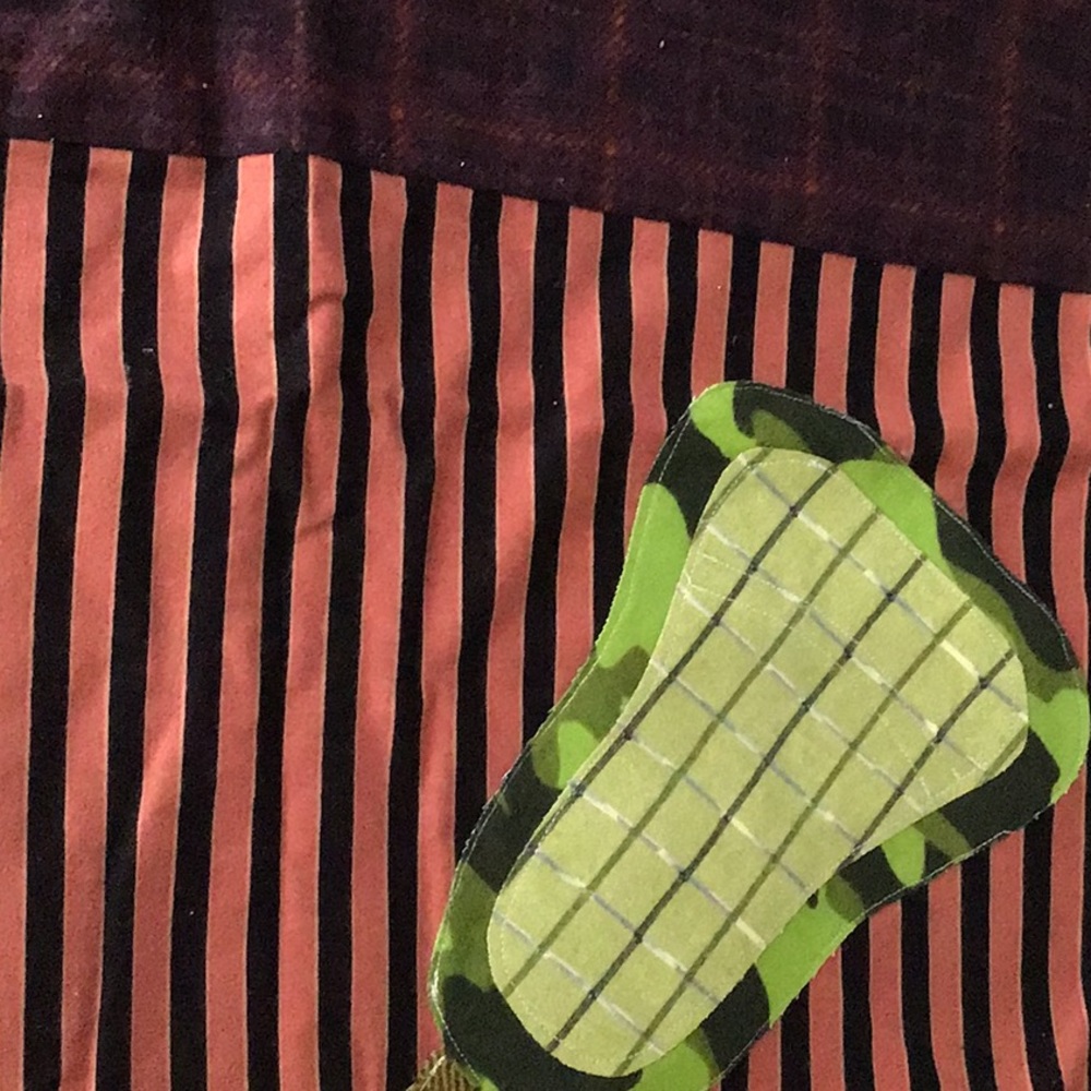 Lacrosse stick plaid stripe sport pillowcase boy